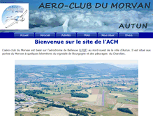 Tablet Screenshot of aeroclubdumorvan.com
